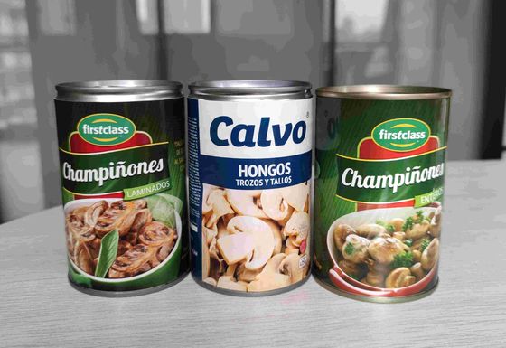 425g κονσερβοποίησε τα τεμαχισμένα μανιτάρια χωρίς μανιτάρια στρειδιών βασιλιάδων