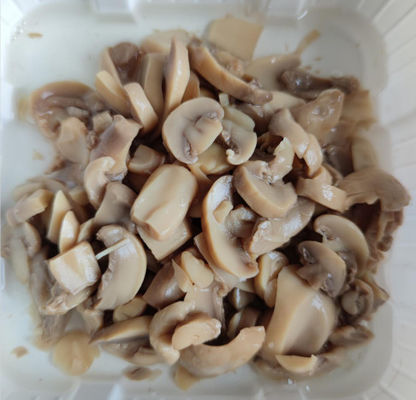 Champignon καπακιών BRC εύκολο ανοικτό αποστραγγιζόμενο κονσερβοποιημένο βάρος 120g μανιτάρι