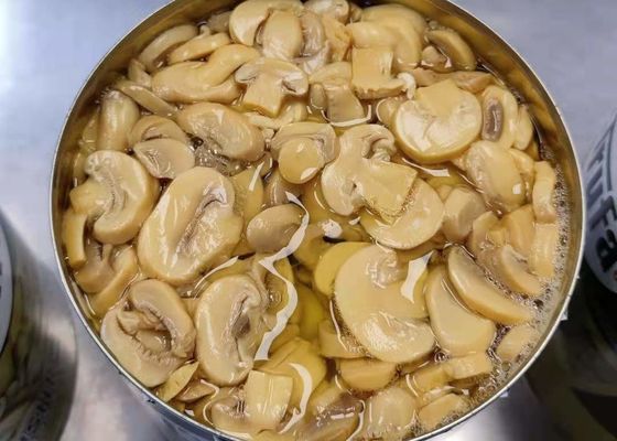 Κονσερβοποιημένο HACCP Champignon μανιτάρι 2840g στην άλμη