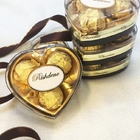 3PCS γλυκές σοκολάτες κιβωτίων μορφής καρδιών φοινικέλαιου με το φυστίκι