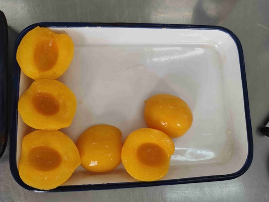 Η θερμοκρασία δωματίου κονσερβοποίησε τα κίτρινα ροδάκινα φρούτων από την Κίνα