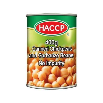 Πιστοποιημένα από την HACCP κονσερβοποιημένα τσιγάρα 400 g και φασόλια Garbanzo χωρίς ακαθαρσίες